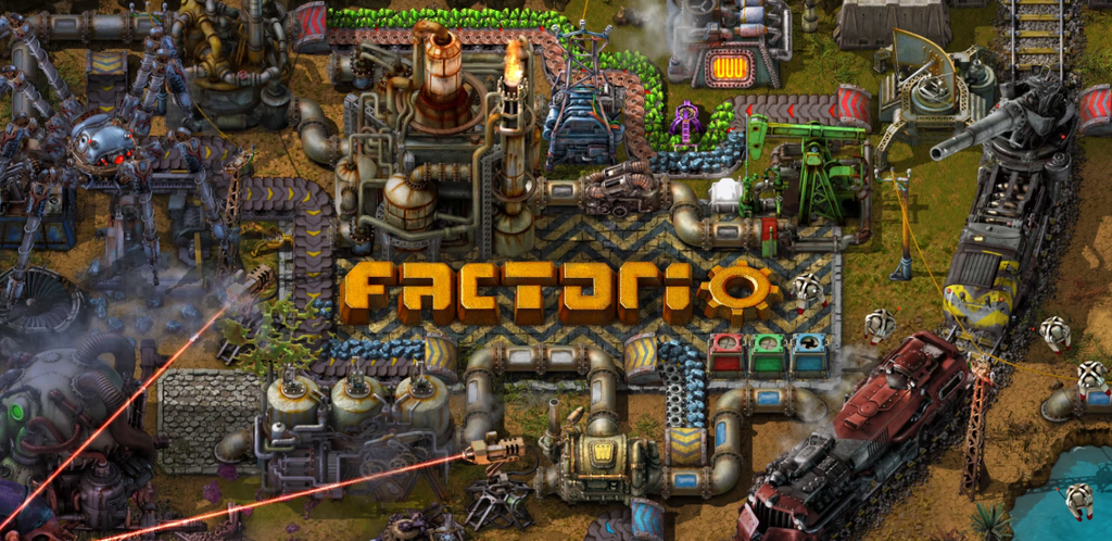 Banner do Factorio