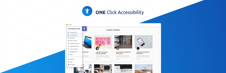 plugin one click accessibility para wordpress