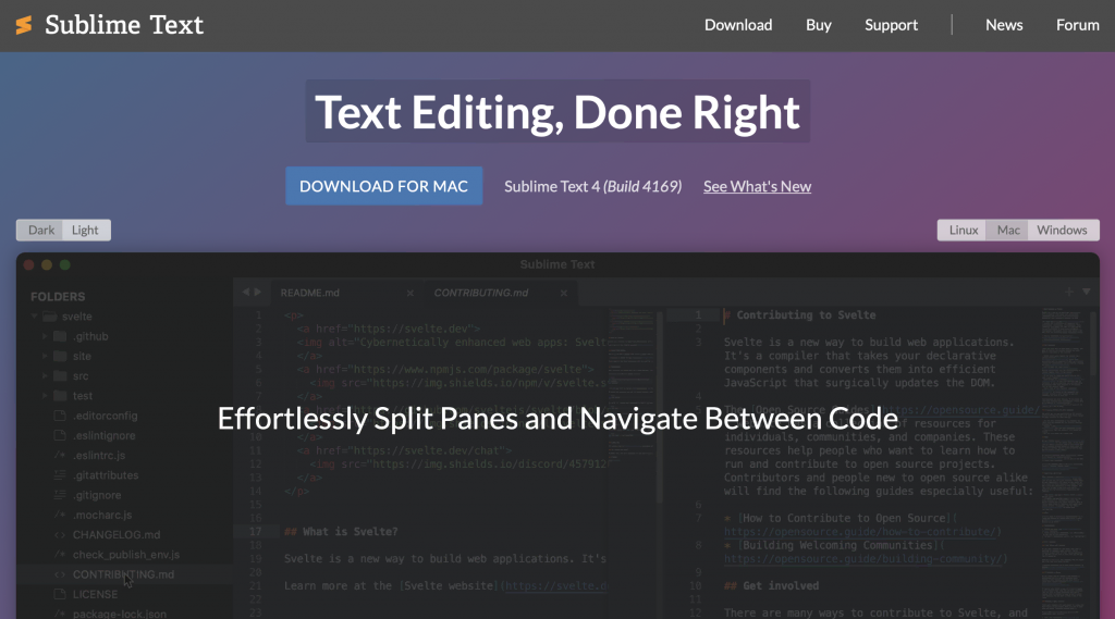editor sublime text